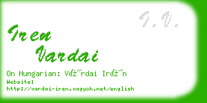 iren vardai business card